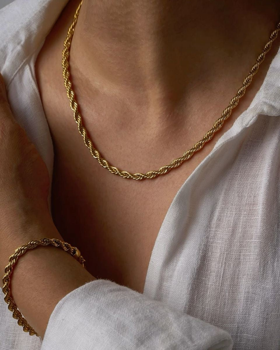 Readymade Stainless Steel Rope Chain Anti Tarnish