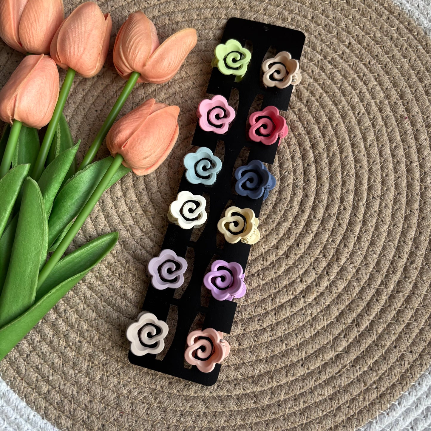 Matte Rose Claws (12 Pieces)