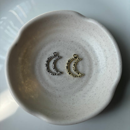 Anti Tarnish Cresent Charm