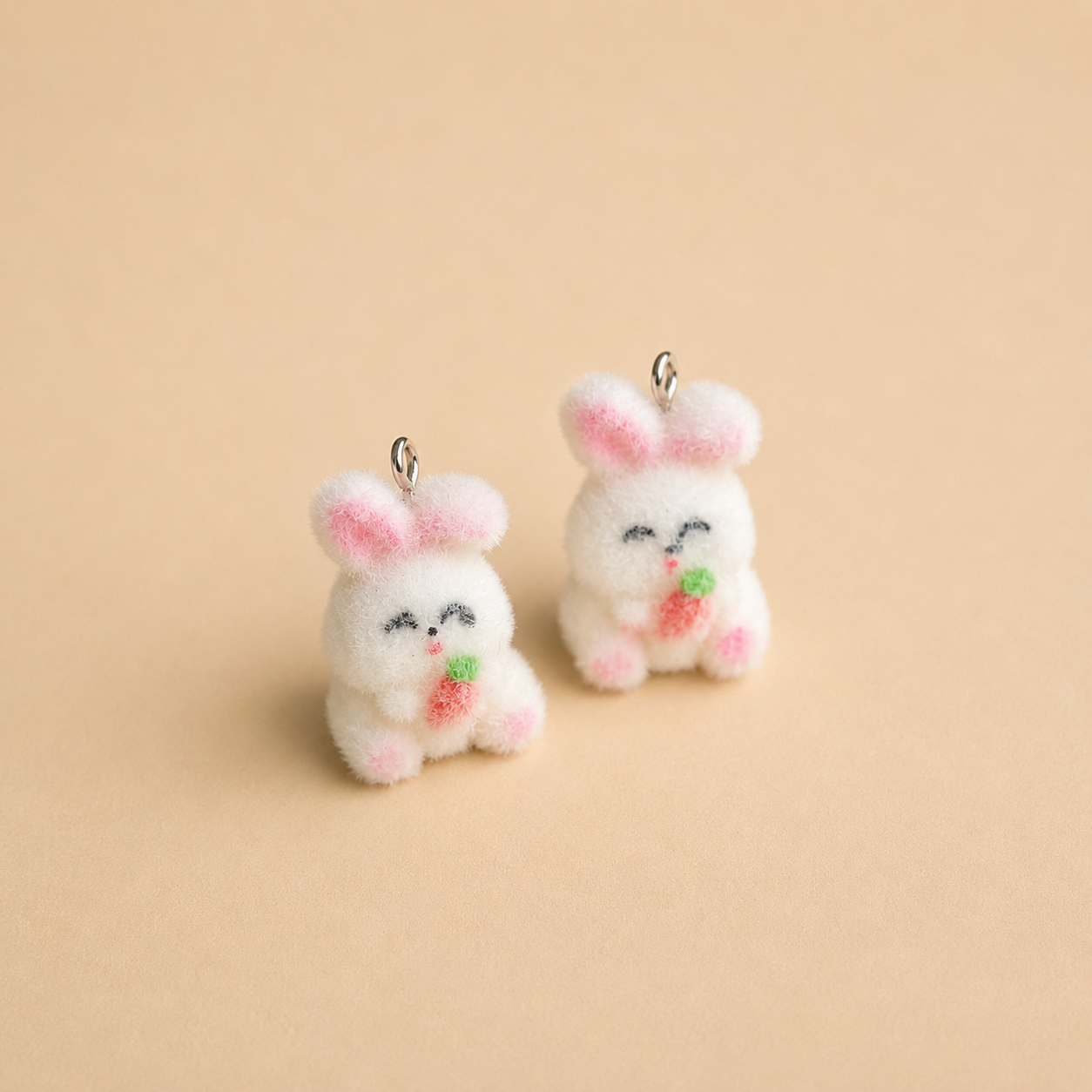 Fur Rabbit Charms