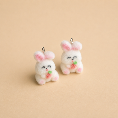 Fur Rabbit Charms