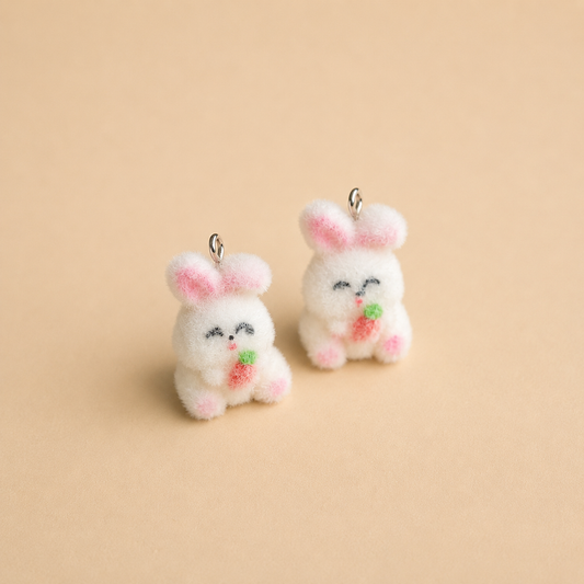 Fur Rabbit Charms