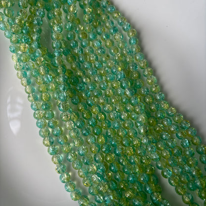 Crackle Beads 8mm (95+ Beads)