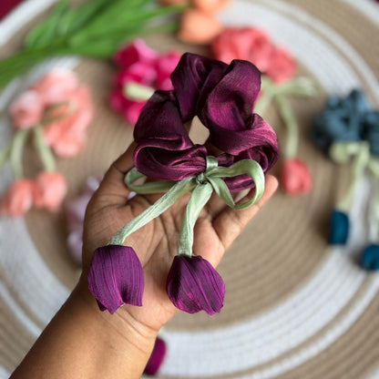 Tulip Scrunchies (6 Pieces)