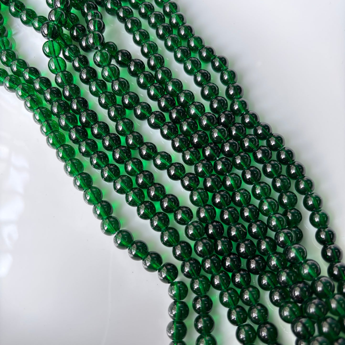 Glass Beads 8mm (95+ Beads)