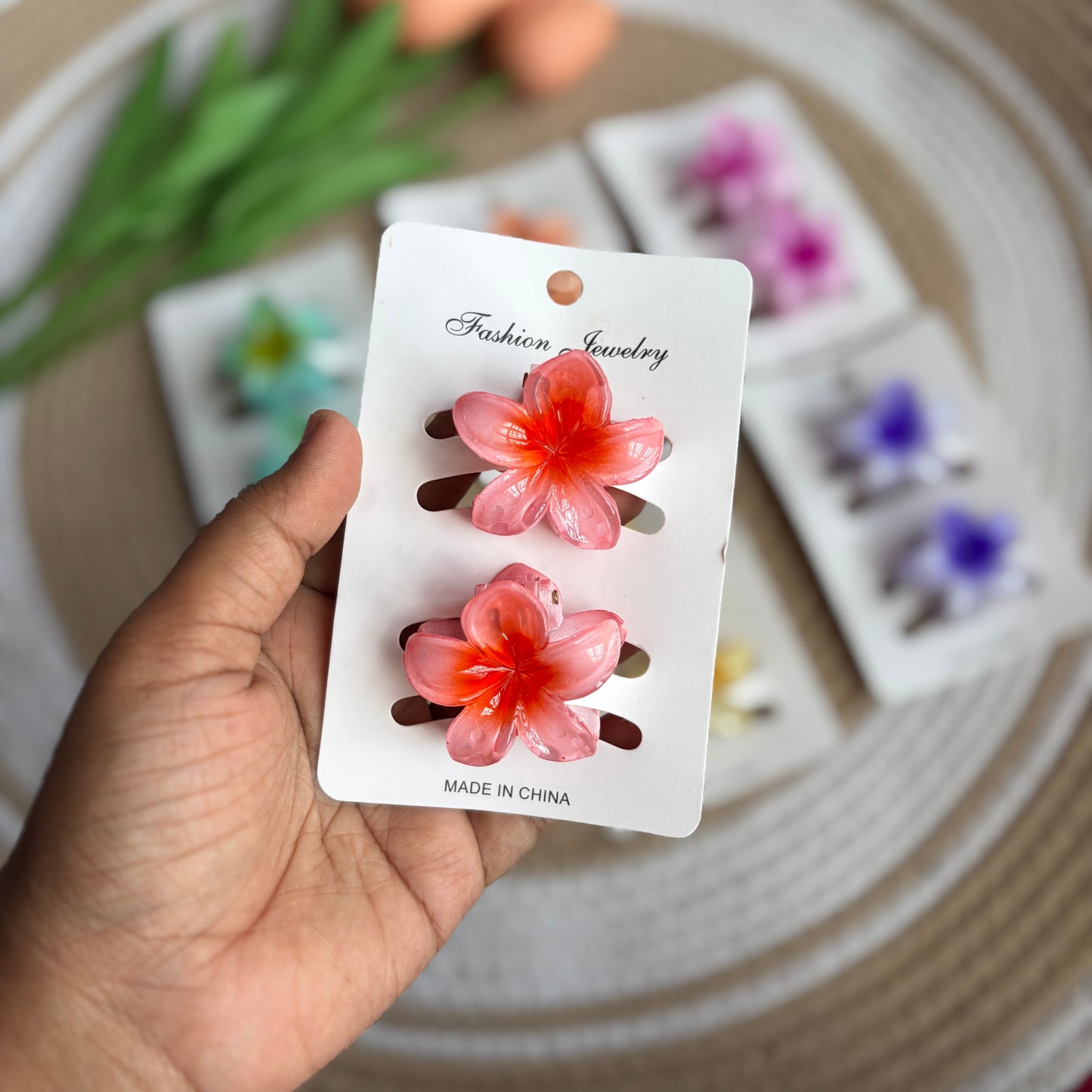 Flower Claws(12 Pieces) 6 Cards