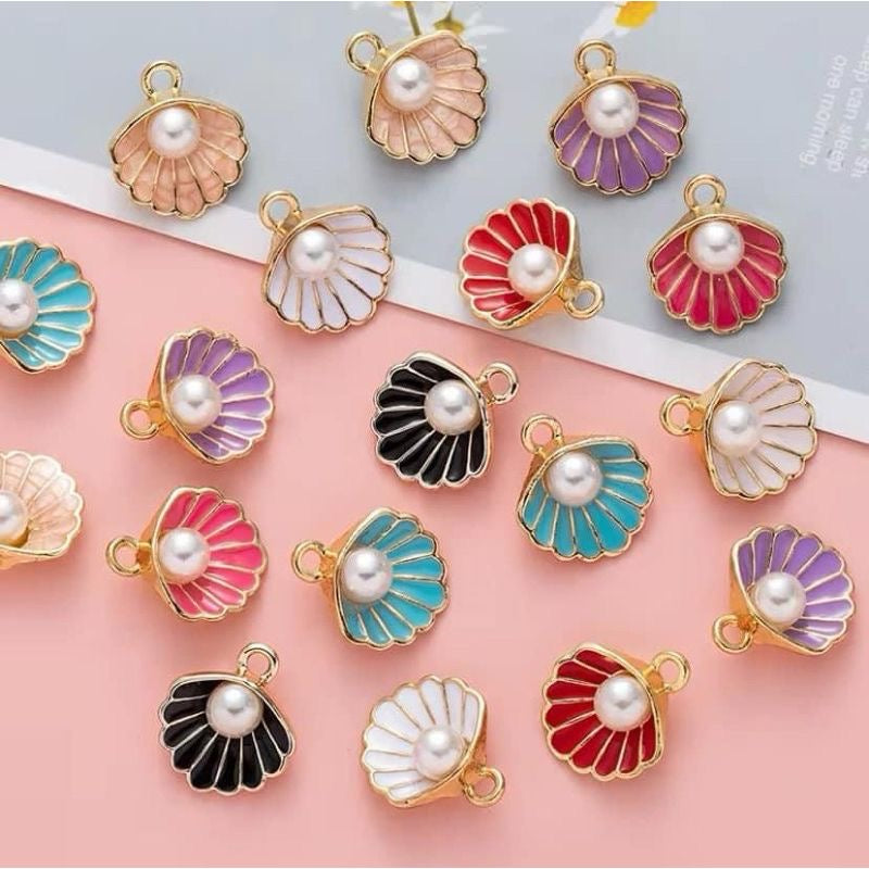 Shell Charms Combo (50 Pieces )