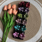 Metallic Shiny Flower Claws (12 Pieces) Medium