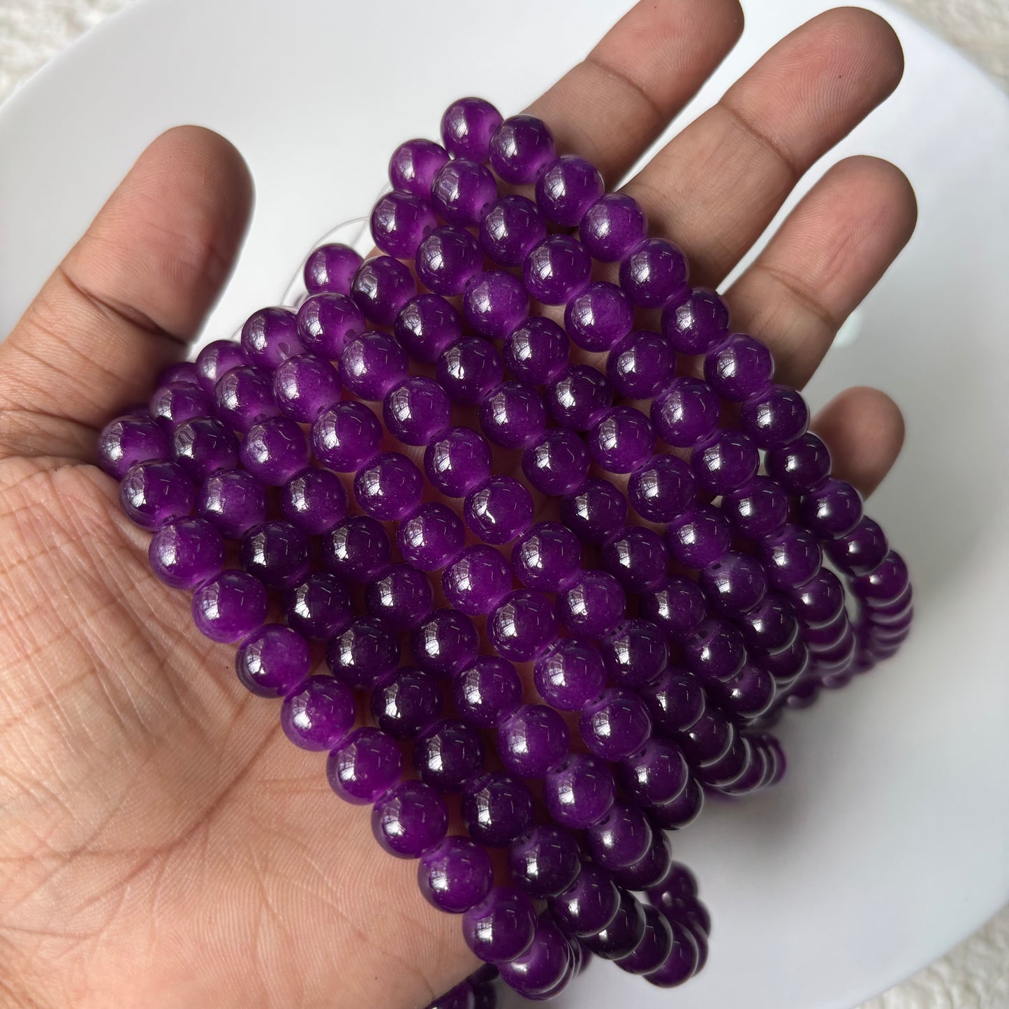 Glass Beads 8mm (95+ Beads)