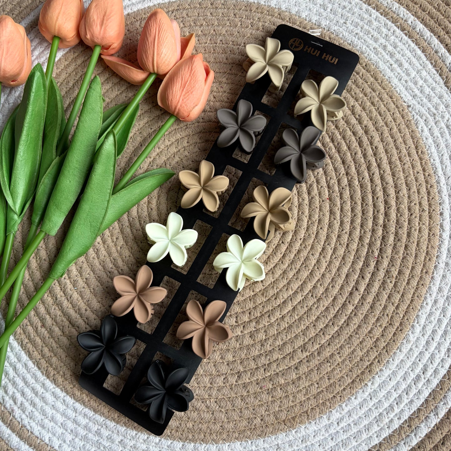 Matte Flower Claws (12 Pieces)