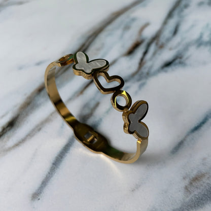 Premium Stainless Steel Bracelets Anti tarnish/Waterproof ( Pack of 4 Pieces )