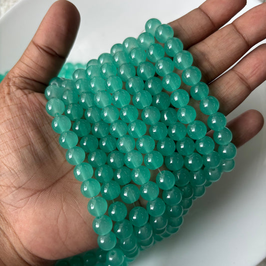 Glass Beads 8mm (95+ Beads)