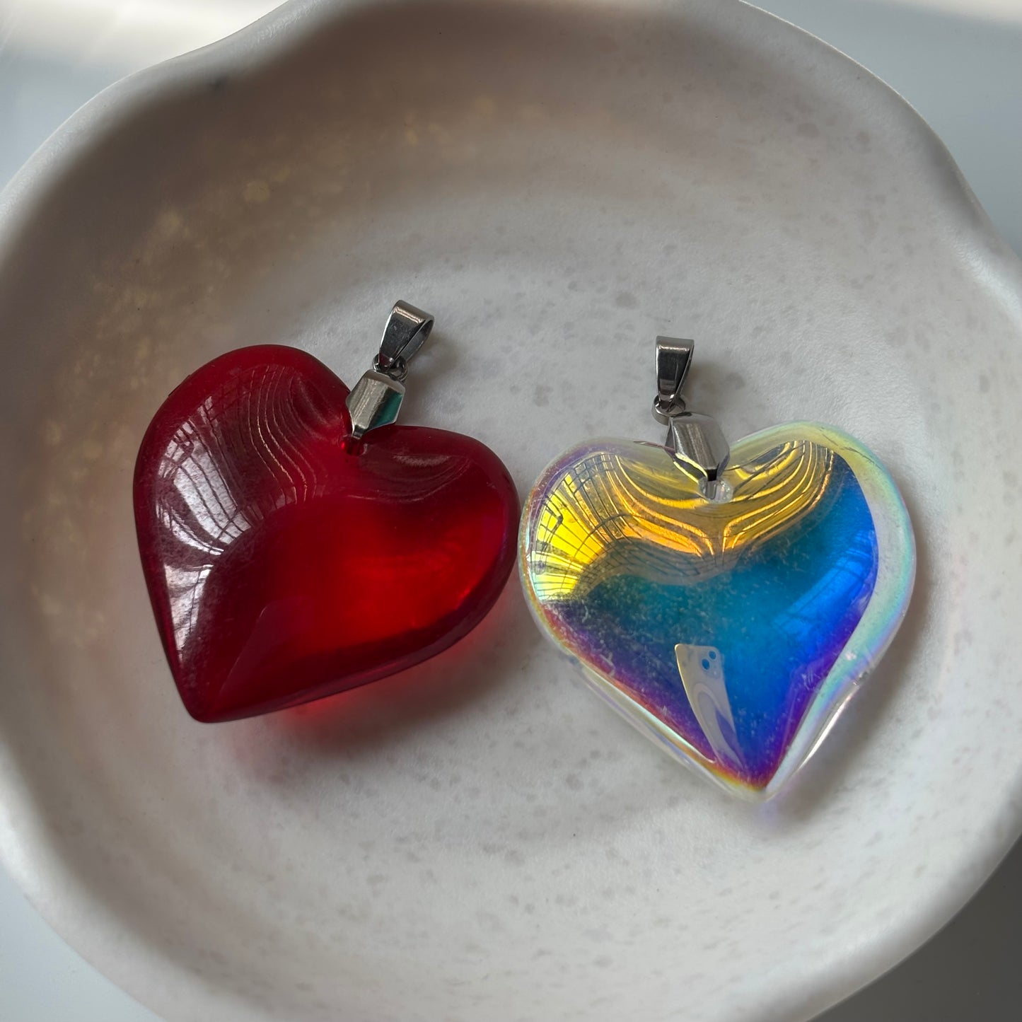 Big Size Glass Heart