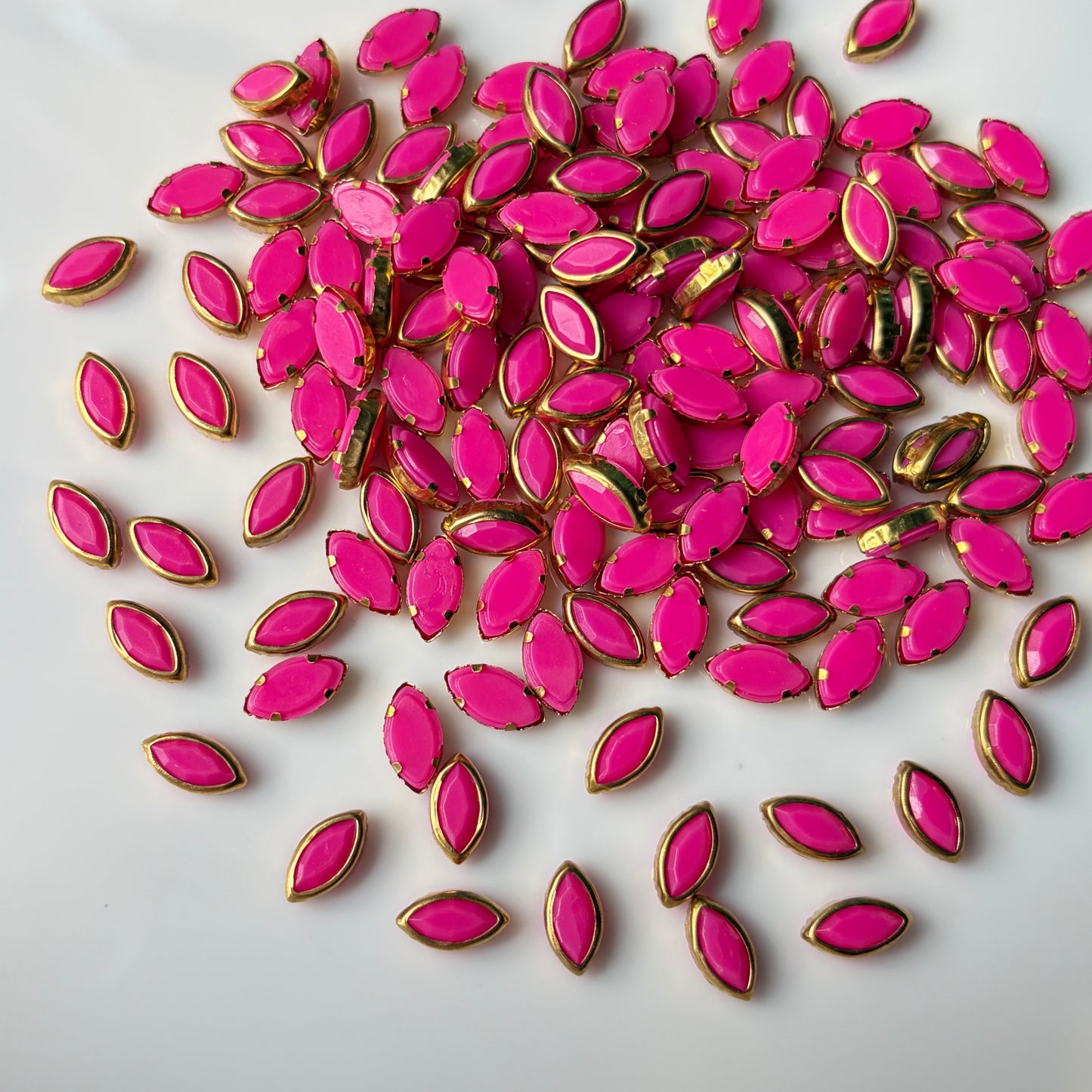 Kundan Stones 8k EYE (10 Grams) Pink