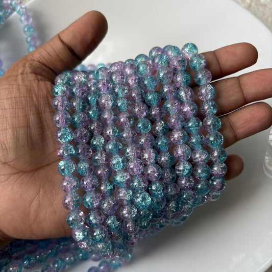 Crackle Beads 8mm (95+ Beads)