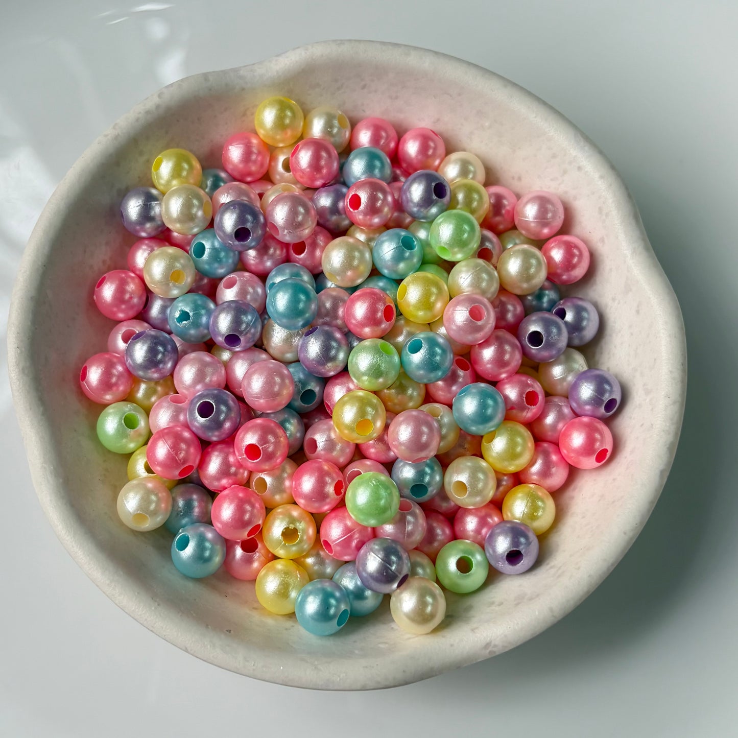 Pearl Multi Colour Beads 8mm (10 Grams)