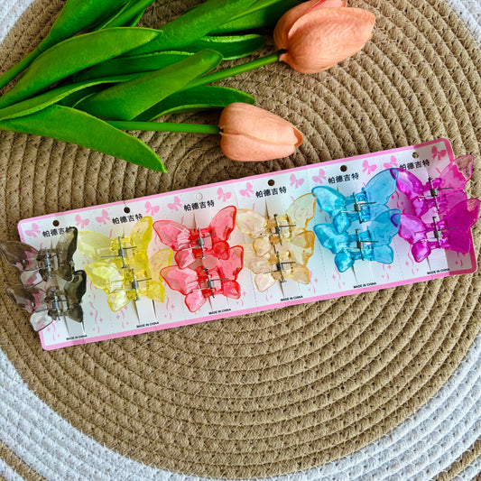 Transparent Butterfly Claws Medium (6 Cards / 12 pieces)