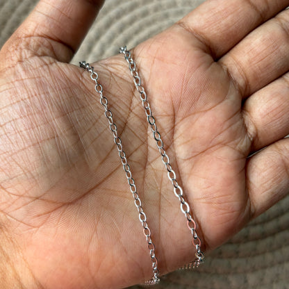 Shining Thin Chains Silver(1 Meter)