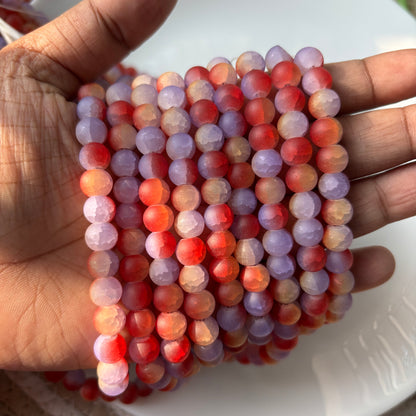 Matte+Crackle+Dual Shade Beads(95+ Beads) 8mm