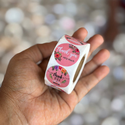 Thankyou Stickers (500 Pieces)