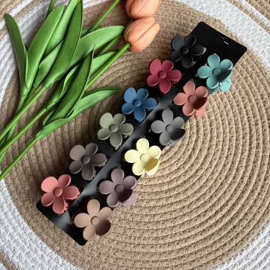 Matte flower Claws (12 Pieces)