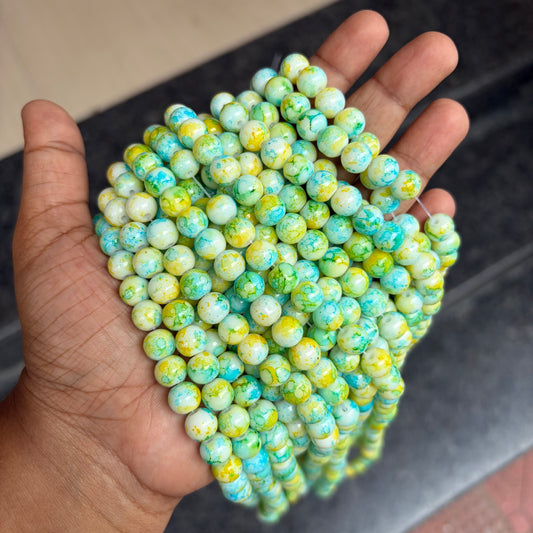 Marble Beads 8mm (95-100 beads)