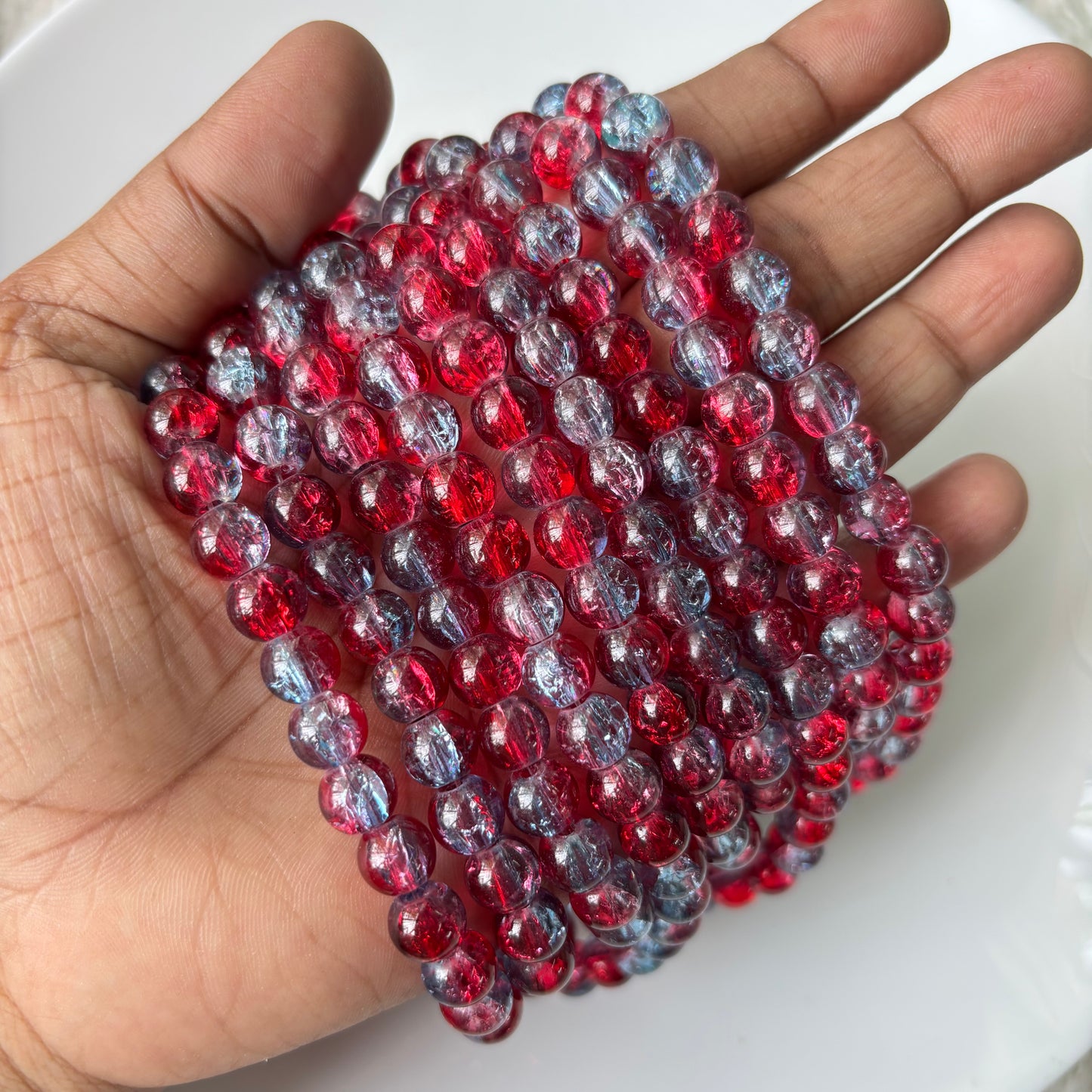 Crackle Beads 8mm(95+ apx)