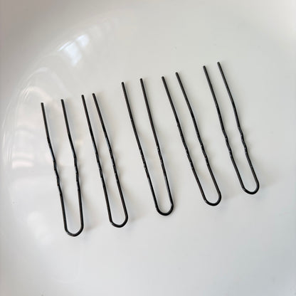 Black U Pins (10 Pieces)
