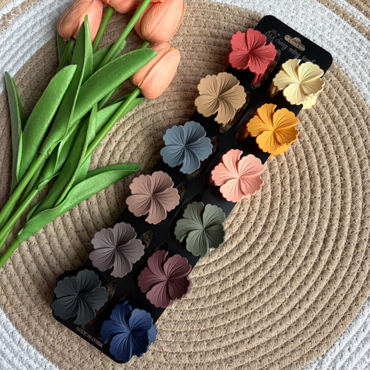 Premium Matte Hibiscus Claws (12 Pieces)