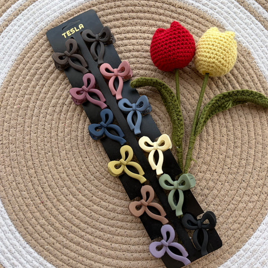 Matte Bow Claws(12 Pieces)