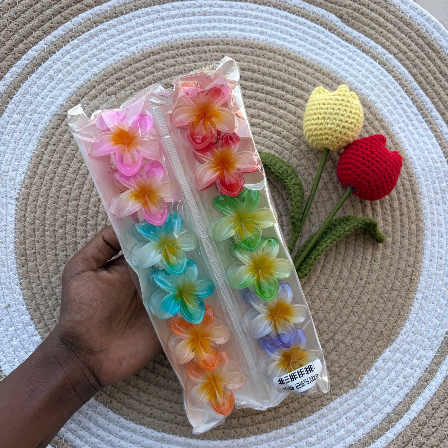 Flower Claws ( 12  Pieces )