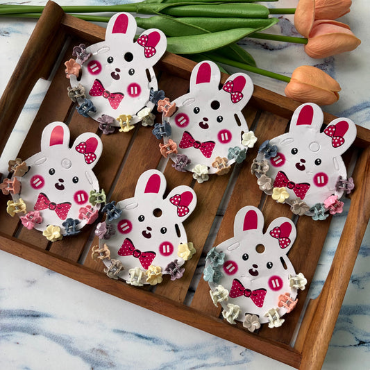 Kids Cute Hibiscus Claws (6 Cards)