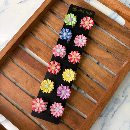 Printed Daisy (12 Pieces)