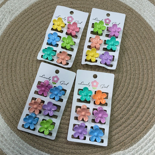 Glossy Flower Claws (4 Cards) 24 pieces
