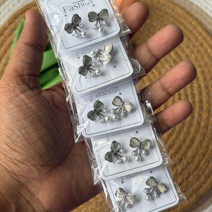 Korean Earrings (5 Pairs)