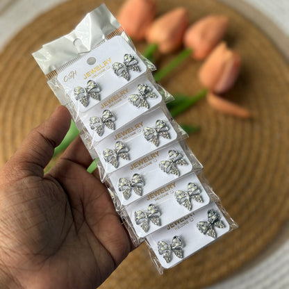 Korean Earrings (3 Pairs)