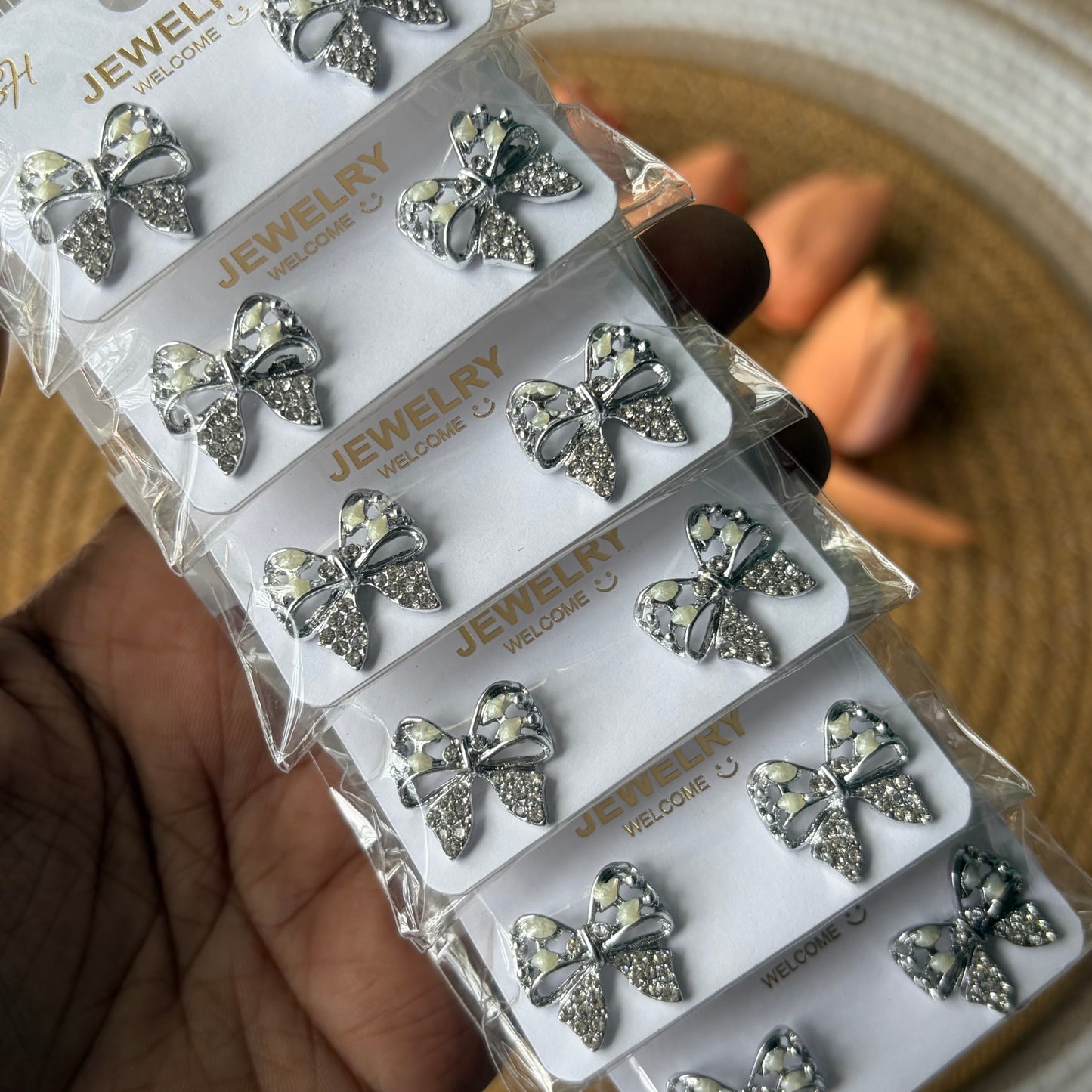 Korean Earrings (3 Pairs)