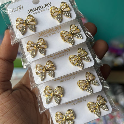 Korean Earrings (5 Pairs)