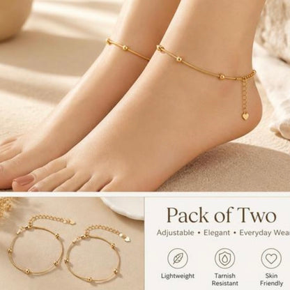Stainless Steel Anklet / Waterproof (1 Piece)
