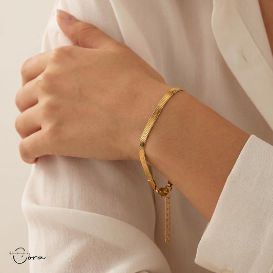 Premium Quality Stainless Steel Snake Chain Bracelet Waterproof