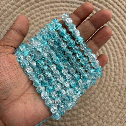 Crackle Beads 8mm (95-100 beads)