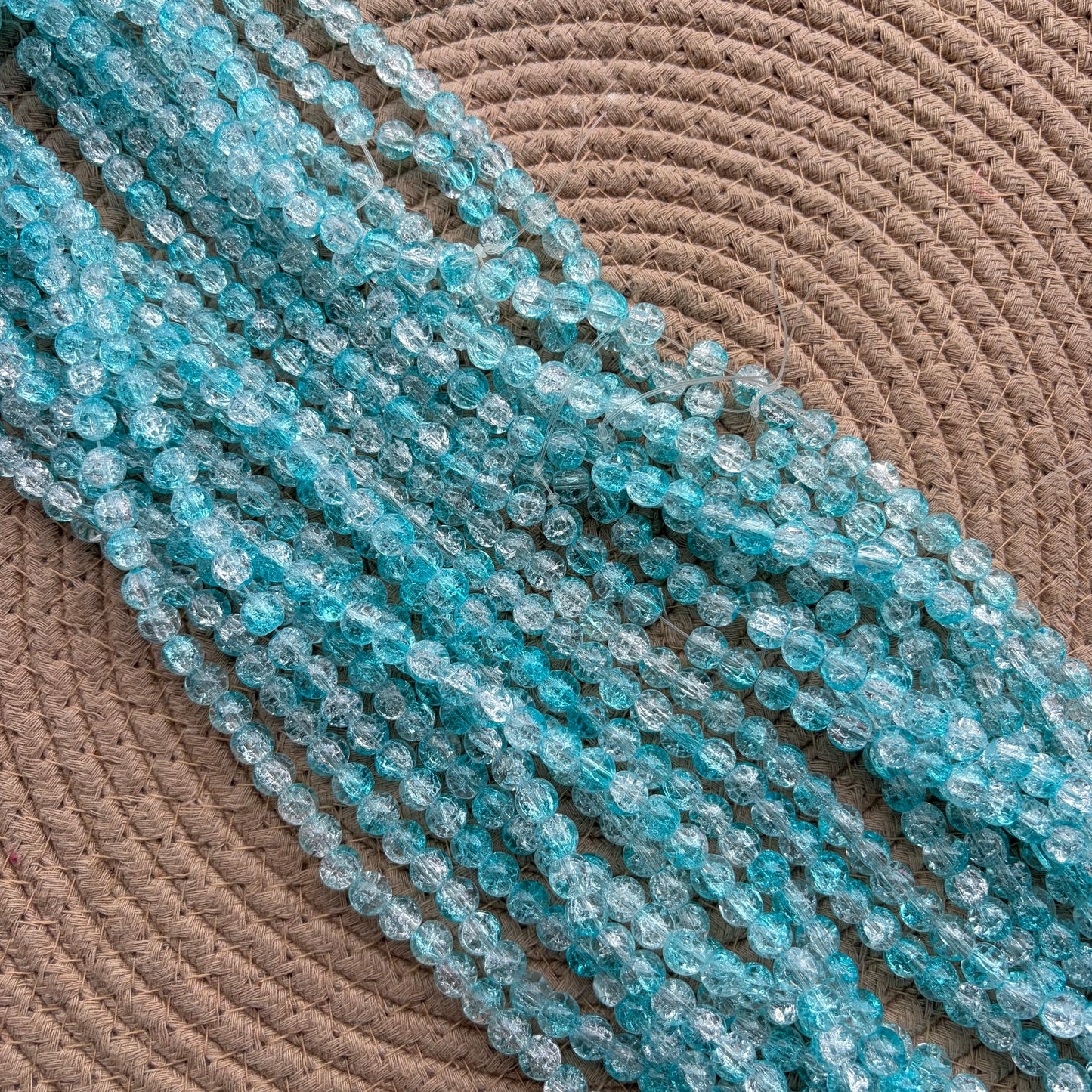 Crackle Beads 8mm (95-100 beads)