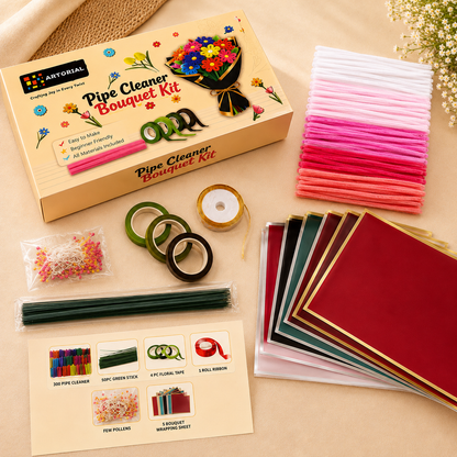 Pipe Cleaner Beginners Bussiness Combo Kit ( pink)
