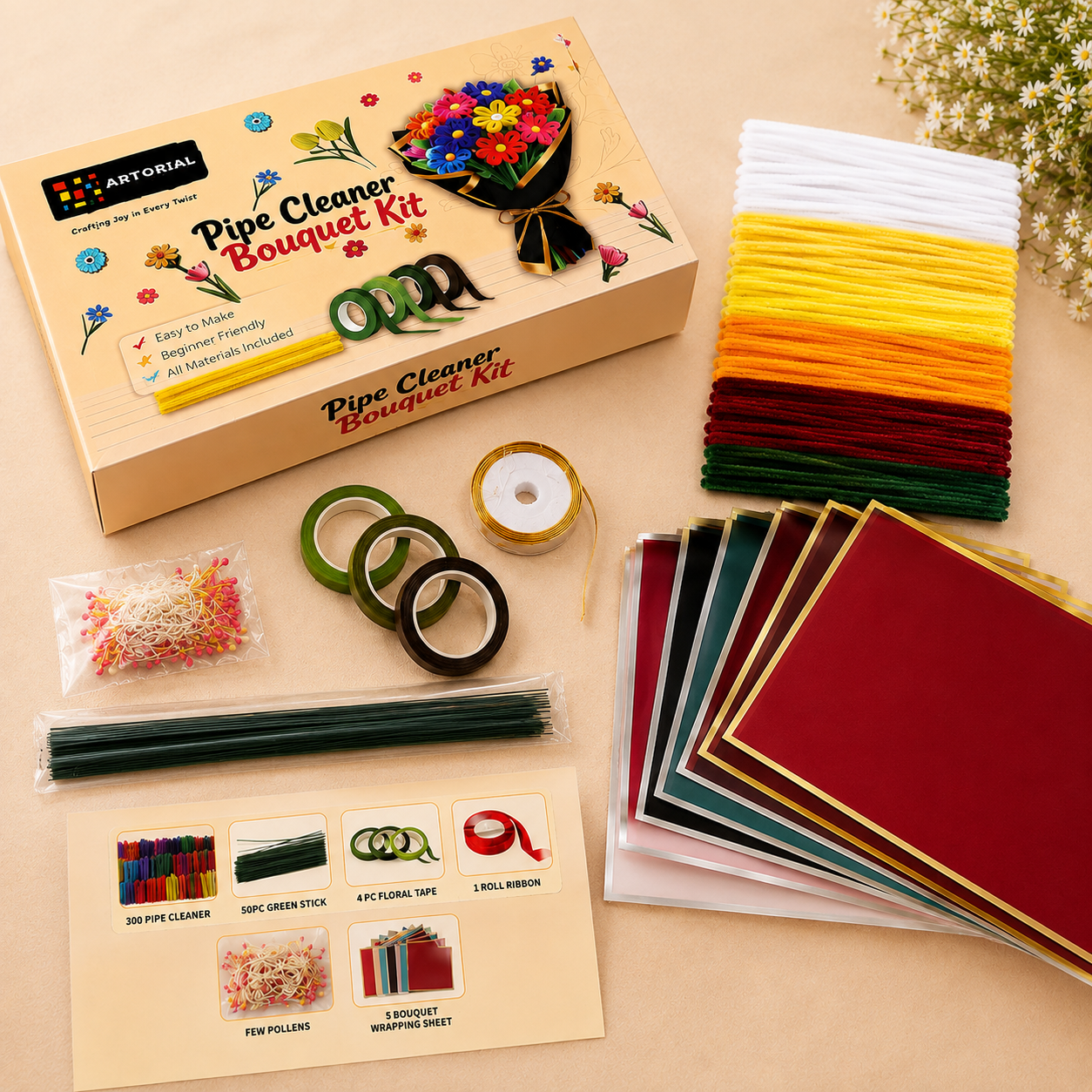 Pipe Cleaner Beginners Bussiness Combo Kit ( Yellow)
