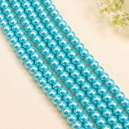 Pearl Glass Beads 8mm (1 String)