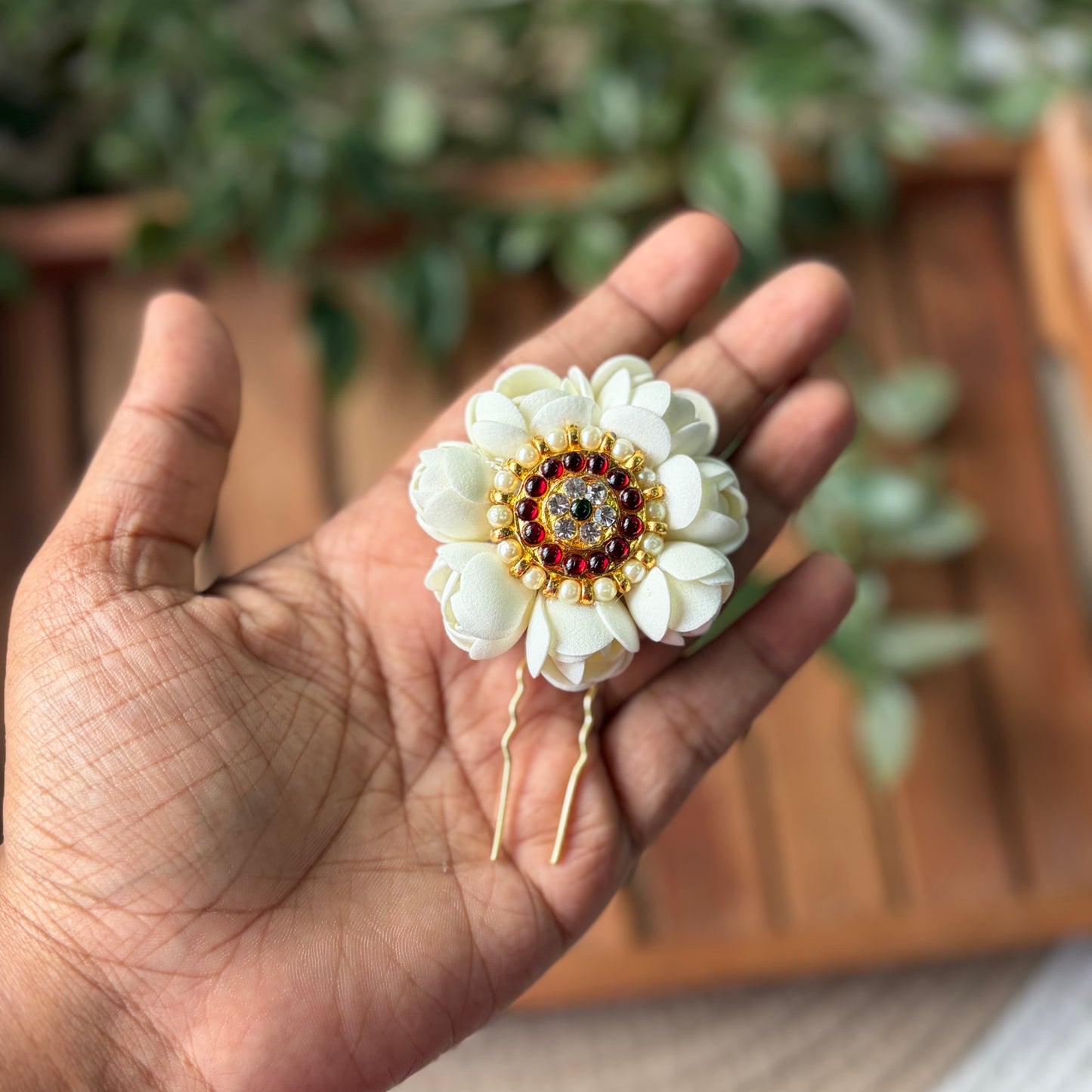 Premium Kemp Jasmine Hair Accessory