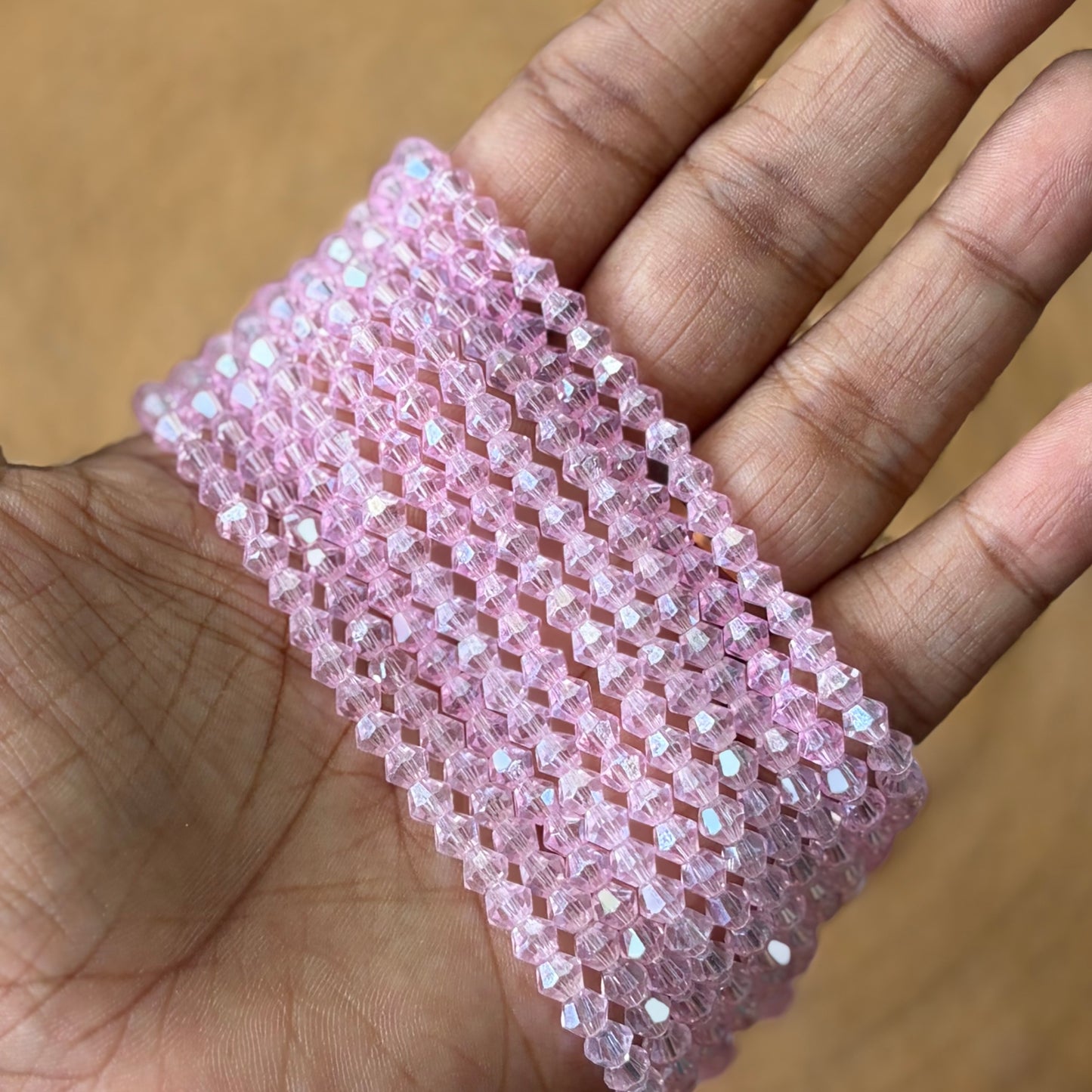 Faceted Diamond Cut Crystal Beads