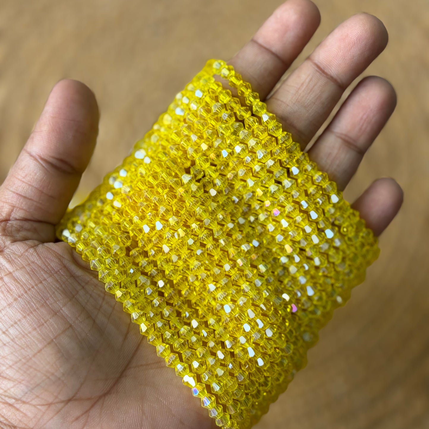 Faceted Diamond Cut Crystal Beads