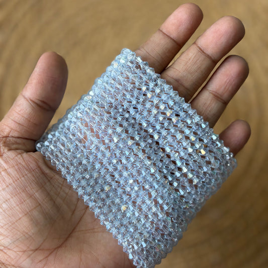 Faceted Diamond Cut Crystal Beads