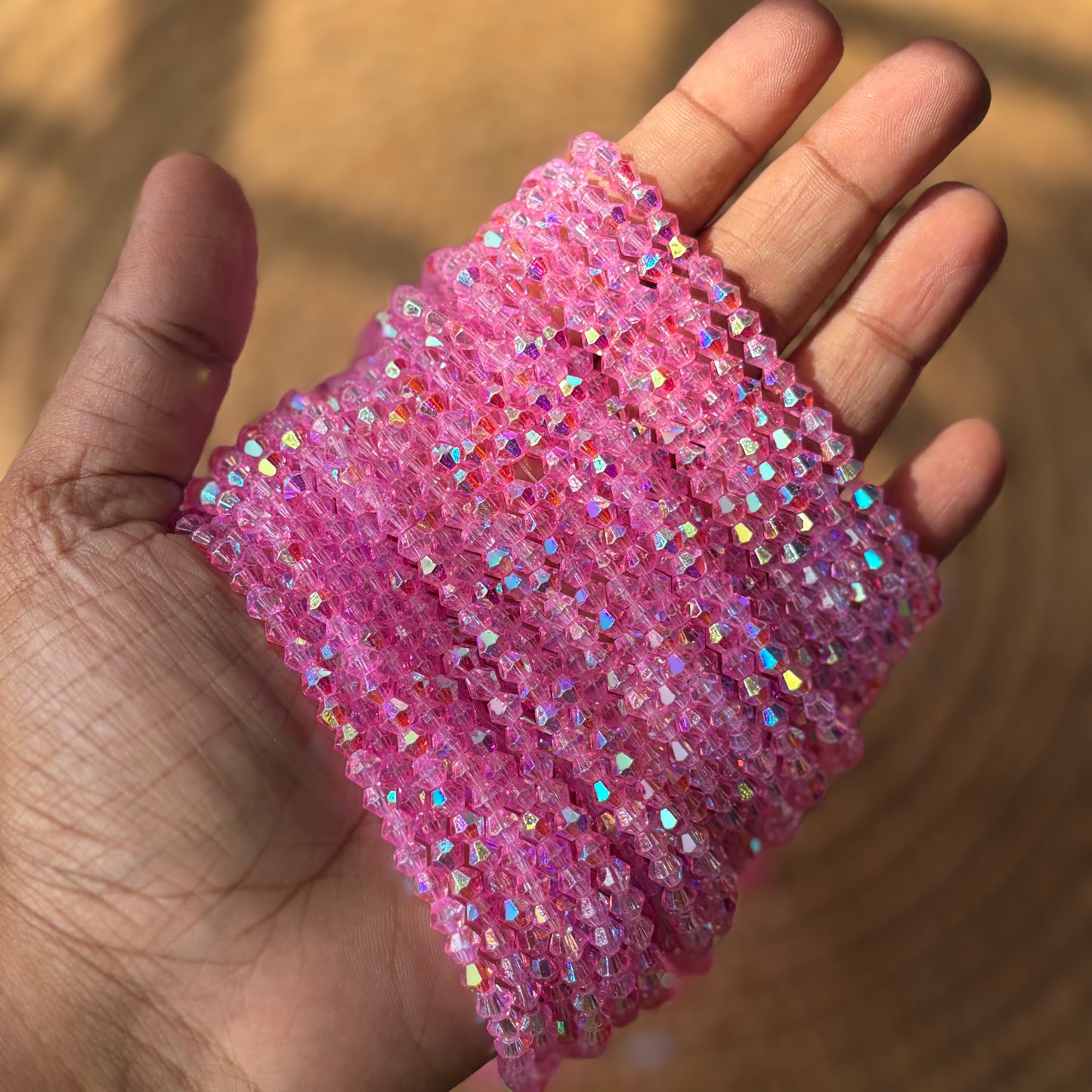 Faceted Diamond Cut Crystal Beads